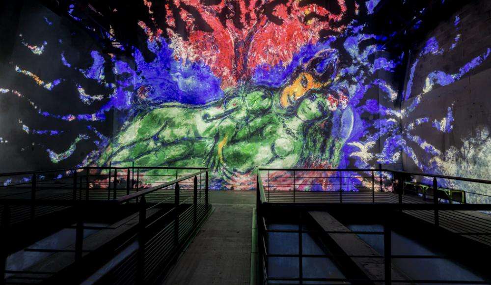 Exposition Chagall, Paris-New York à l'Atelier des Lumières Paris