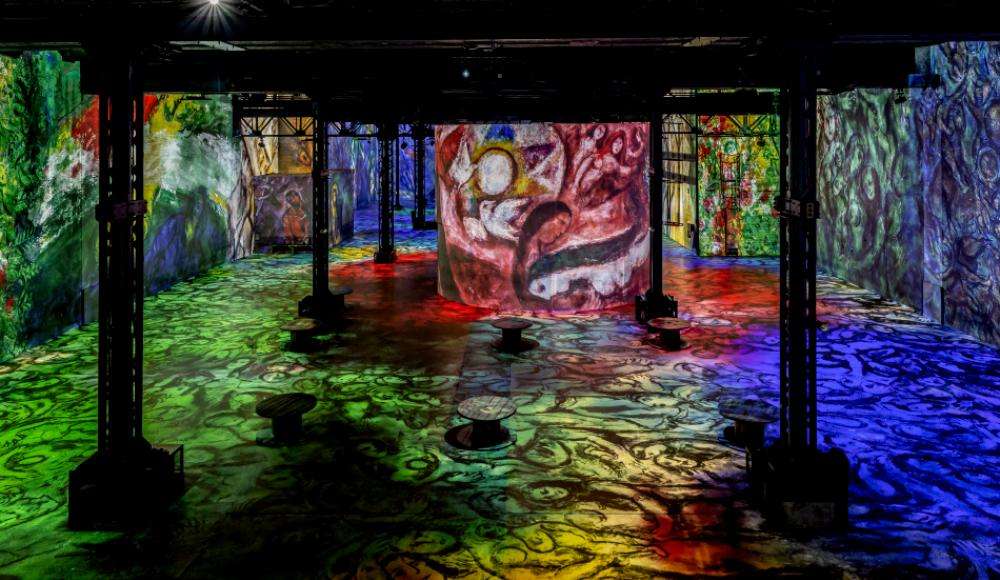 Exposición Chagall, París-Nueva York en el Atelier des Lumières Paris