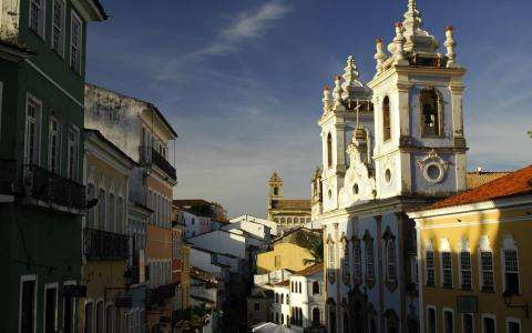 Le Pelourinho, cœur historique de la ville de Salvador