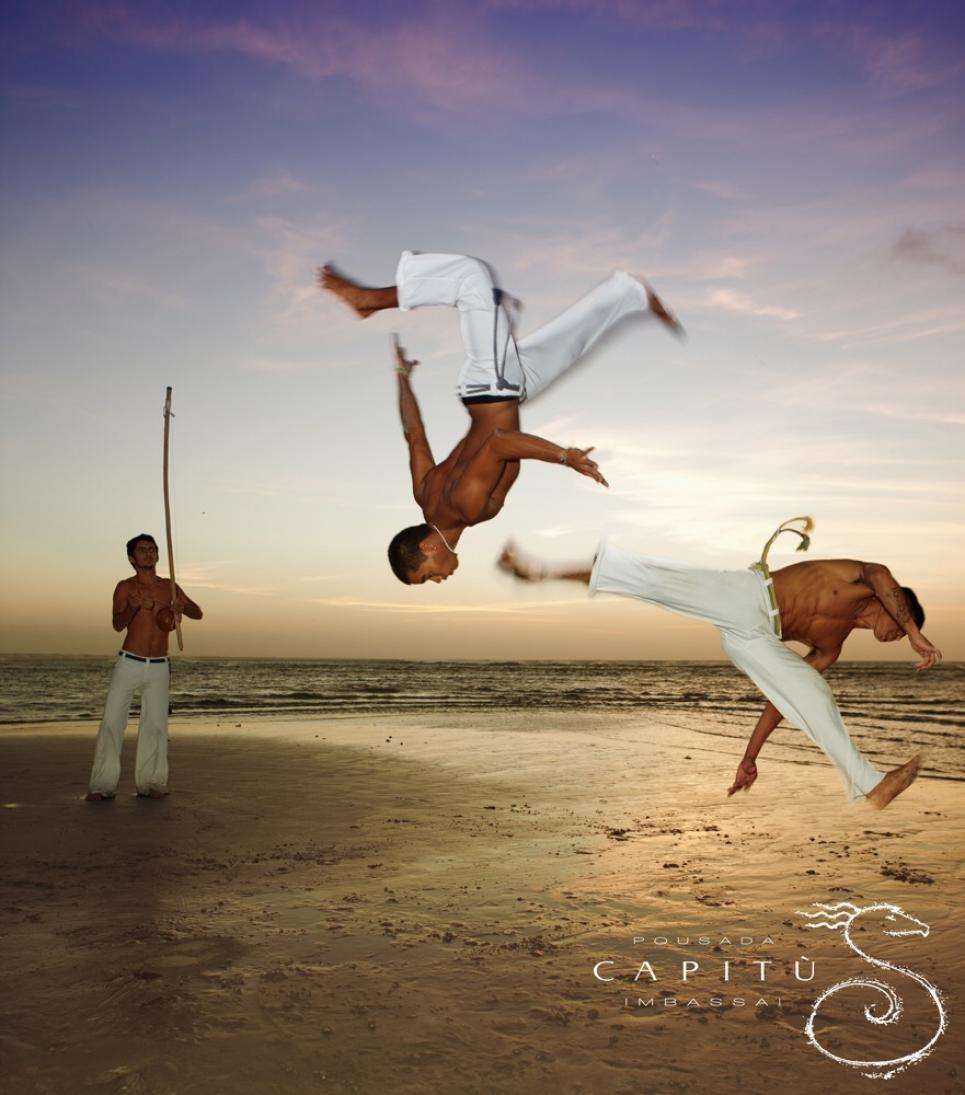 Comment faire de la Capoeira, art martial mythique de Bahia, à la Pousada Capitù Imbassai?